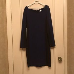 Blue and Black bodycon dress